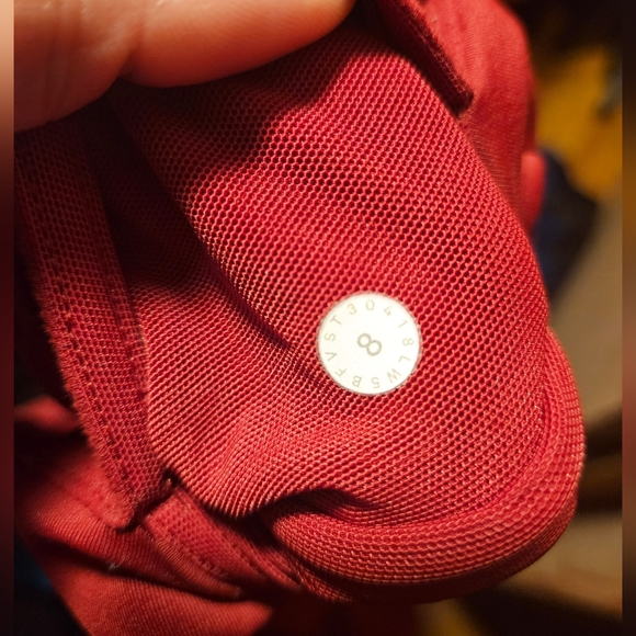 Lululemon Keep The Fleece Tight 28" Dark Sport Red leggings - Picture 9 of 9